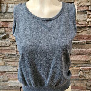 Talbots Gray sleeveless top